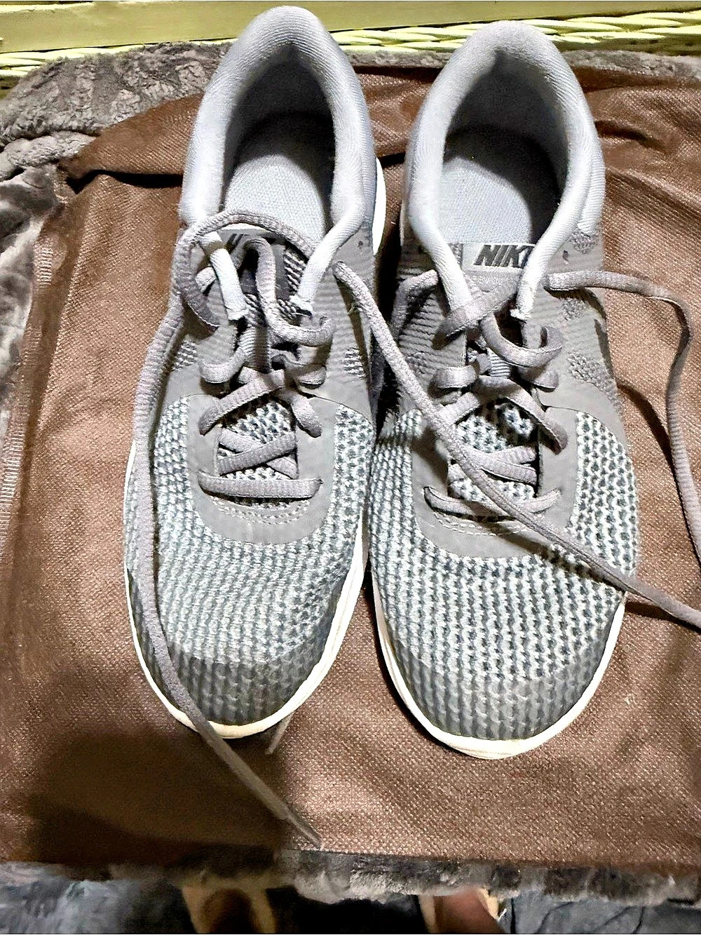 Nike Revolution Running Shoes Gray Athletic Shoes